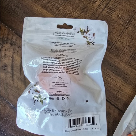 NWT Orange Ryan & Rose Cutie PAT and Cutie Clip Set - Picture 7 of 9